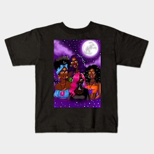 Motor City Witches II Cover Art Kids T-Shirt